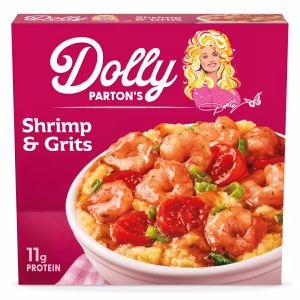 Dolly Parton's Shrimp & Grits With Cheese, Tomatoes, Scallions, Spicy Sauce 11 oz